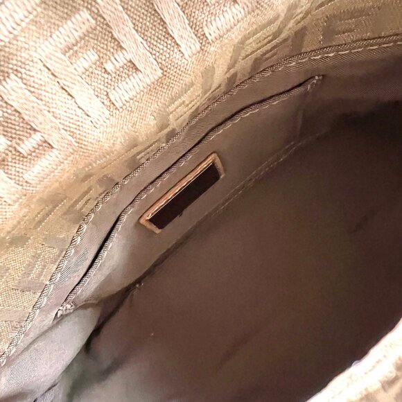 Authentic Vintage Fendi Zucchino Pouchette in near pristine condition - Picture 8 of 14